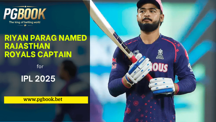 Read more about the article Riyan Parag Appointed as Rajasthan Royals Captain for First Three Matches of IPL 2025